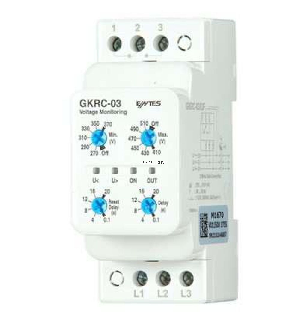 Entes GKRC seriyalı gərginlik nəzarət releləri Məhsul təsviri: - - şəkil 2