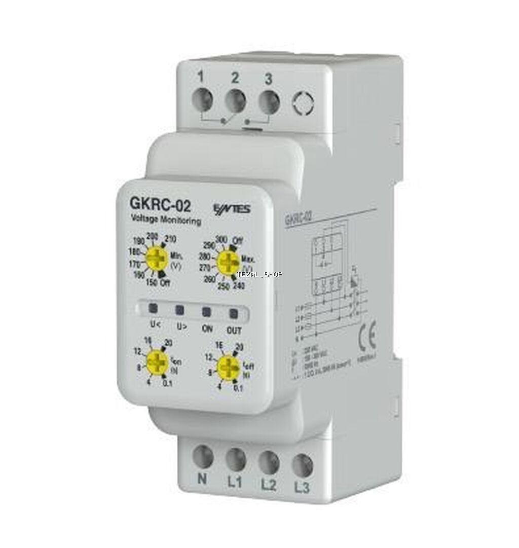 Entes GKRC seriyalı gərginlik nəzarət releləri Məhsul təsviri: - - şəkil 4