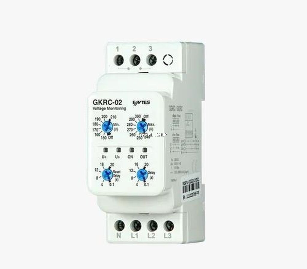 Entes GKRC seriyalı gərginlik nəzarət releləri Məhsul təsviri: - - şəkil 5