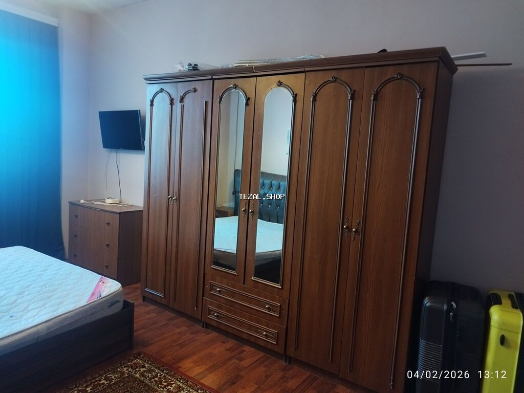 Tecili satilir! Mebel desti: 2 neferlik krovat bazali+komod+ 2