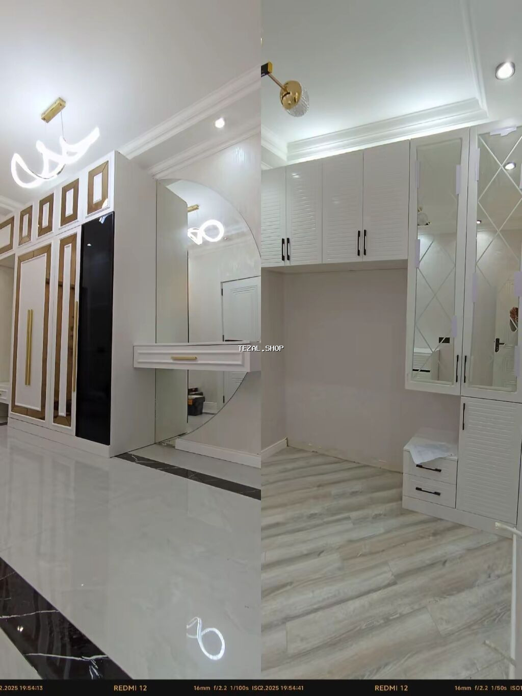 Mebel və interyer dəsti – modern klassik üslub - Qonaq/yataq otağı