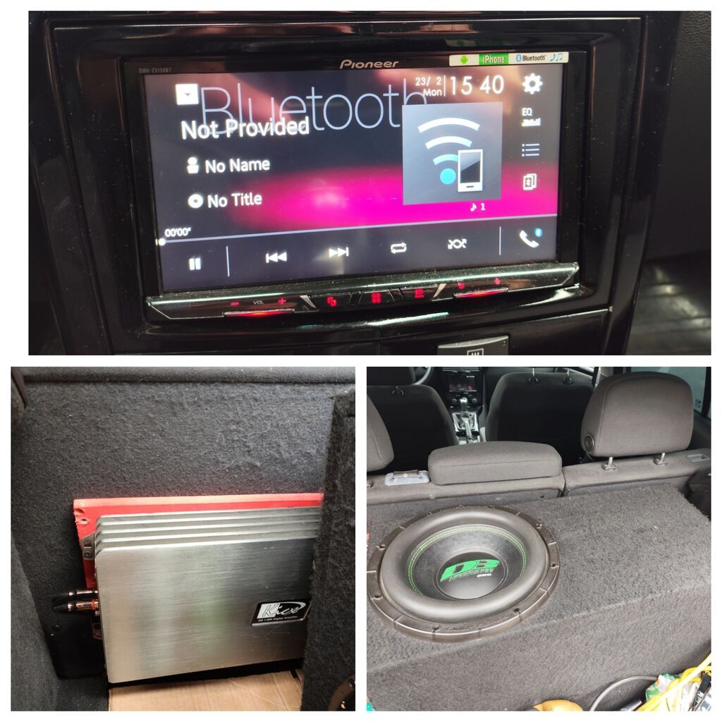 Avtomobil üçün tam audio sistemi Komponentlər: - Pioneer 2DIN