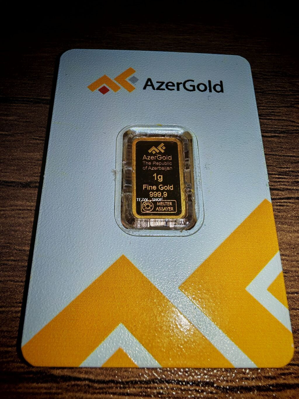 AzerGold qızıl külçəsi - Brend: AzerGold (The Republic of Azerbaijan)