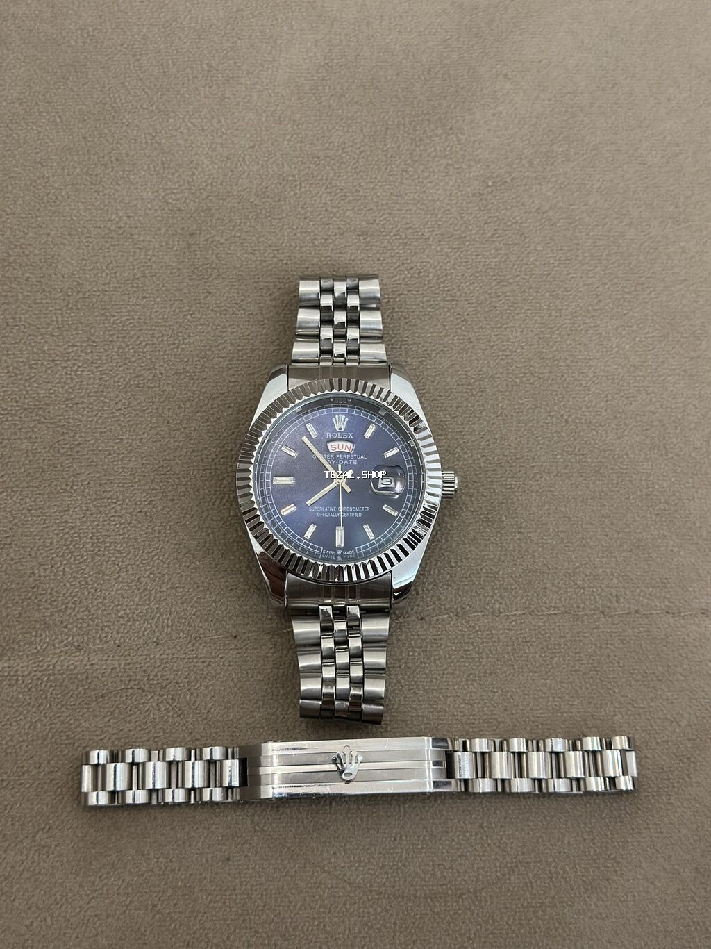 Qol saatı, Rolex, rəng - Mavi