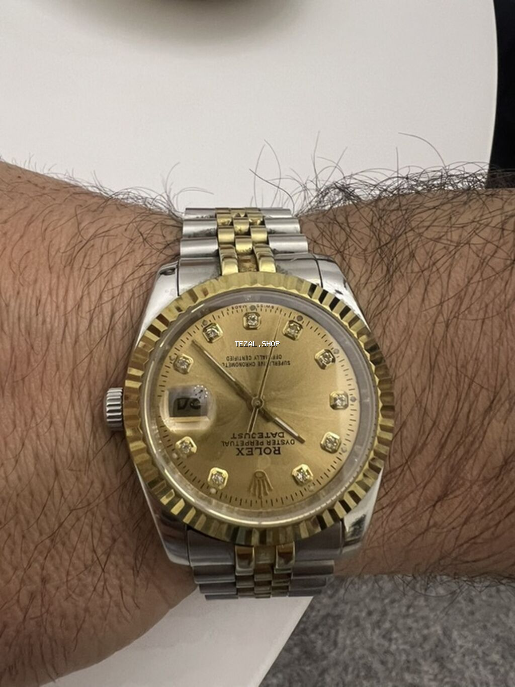 Qol saatı, Rolex, rəng - Qızılı