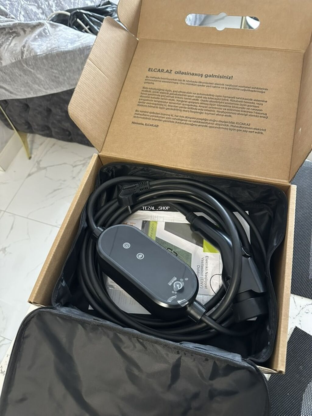 Məhsul: Elektrik avtomobilləri üçün daşına bilən EV şarj cihazı