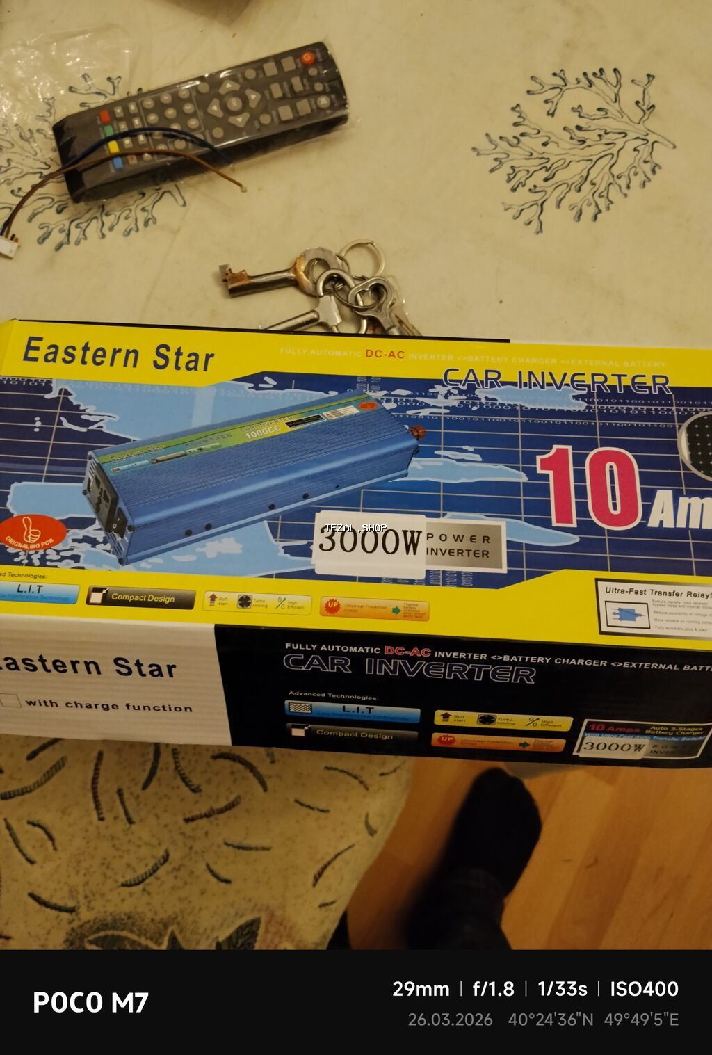 Inverter, 1500-3000 Vt, 12 - 220 volt