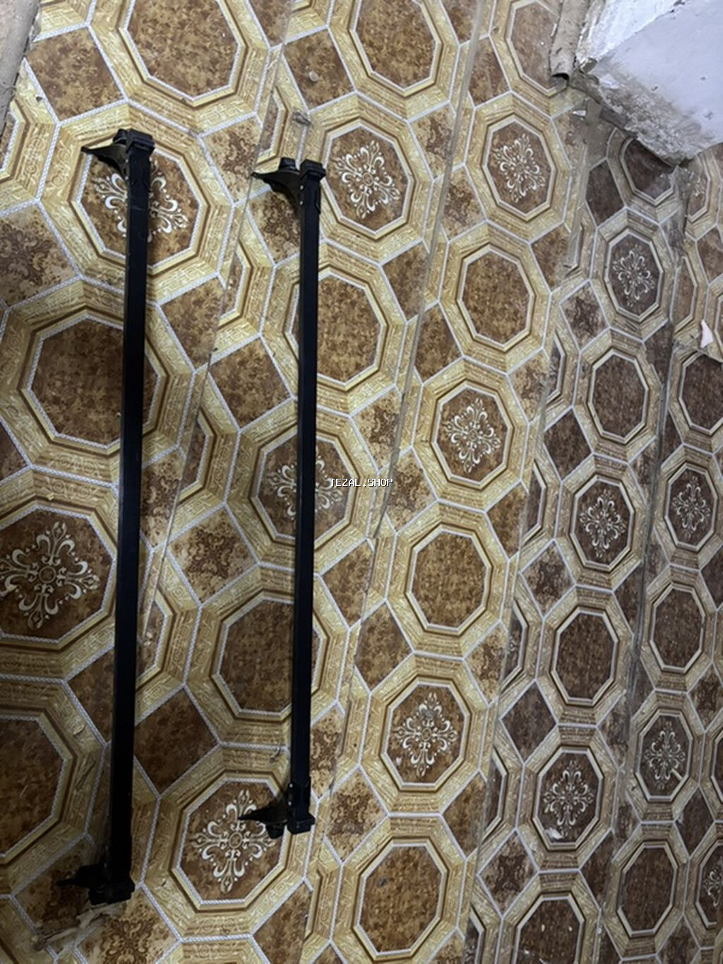 Universal avtomobil dam baqajı üçün eninə rels dəsti - 2 ədəd metal