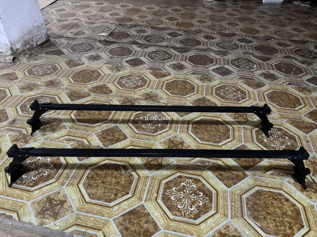 Universal avtomobil dam baqajı üçün eninə rels dəsti - 2 ədəd metal - şəkil 2