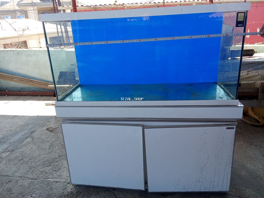 Böyük ölçülü akvarium komplekti (stendli) - Üst şüşə akvarium - şəkil 2