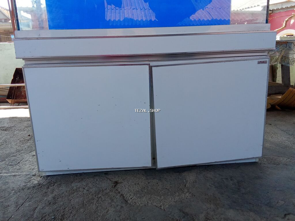 Böyük ölçülü akvarium komplekti (stendli) - Üst şüşə akvarium - şəkil 4