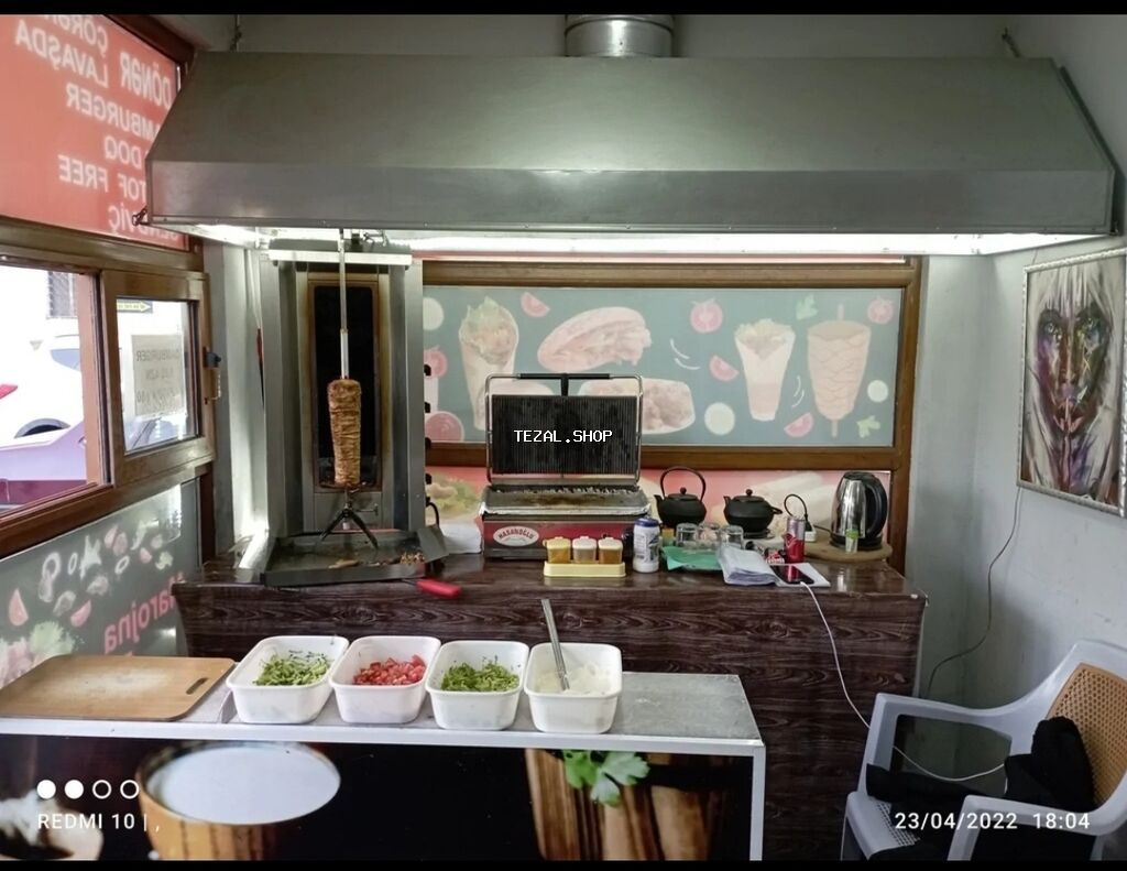 Fast Food köşkü – arendaya verilir her bir avadanligla temin olunub