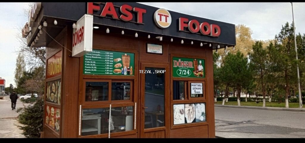 Fast Food köşkü – arendaya verilir her bir avadanligla temin olunub - şəkil 2