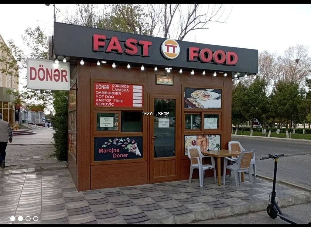 Fast Food köşkü – arendaya verilir her bir avadanligla temin olunub - şəkil 3