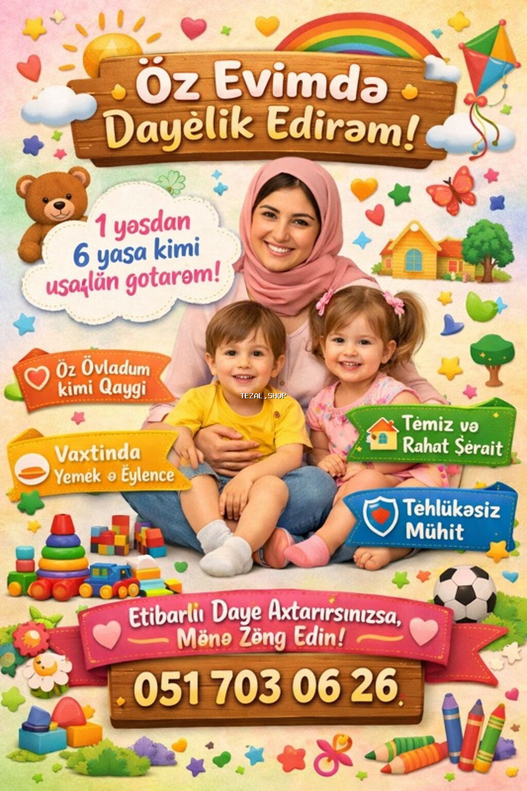 Öz evimde gecede gunduzde Baxıram usagın valdeyının narahat etmeyecem