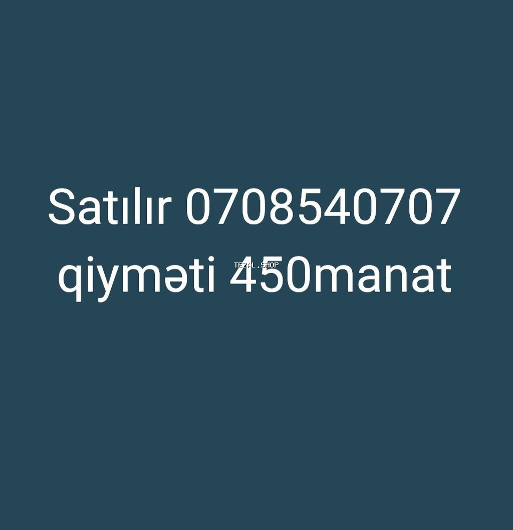 Satılır qiyməti 450manat 0708540707