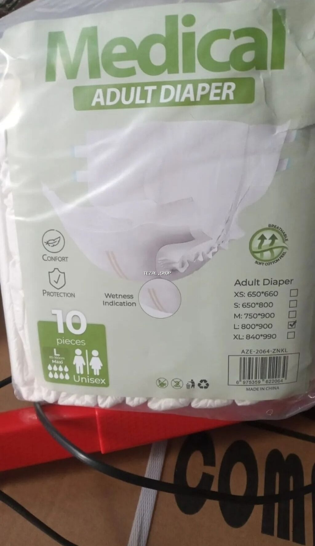 Medical Adult Diaper – böyüklər üçün bez 1 dənəsi 1 azn - Unisex