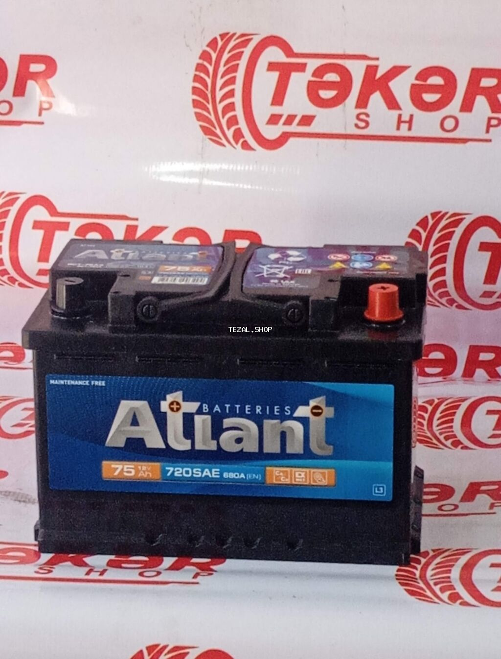 Atiant, 75 ah, Orijinal, Rusiya, Yeni