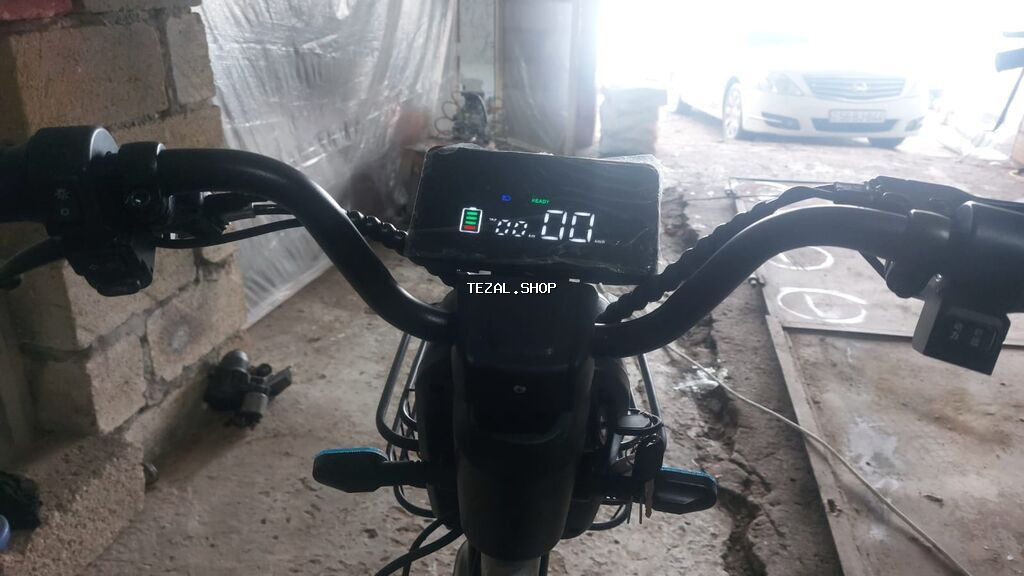 Elektrik velosiped/skuter - Rəqəmsal LCD panel: sürət, batareya