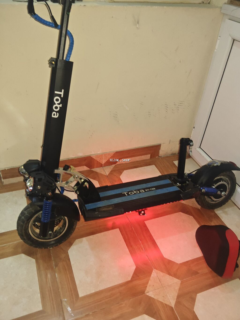 Elektrik skuter – Toba ST 789 - oturacaqi çıxır led işıqlar motorun - şəkil 3