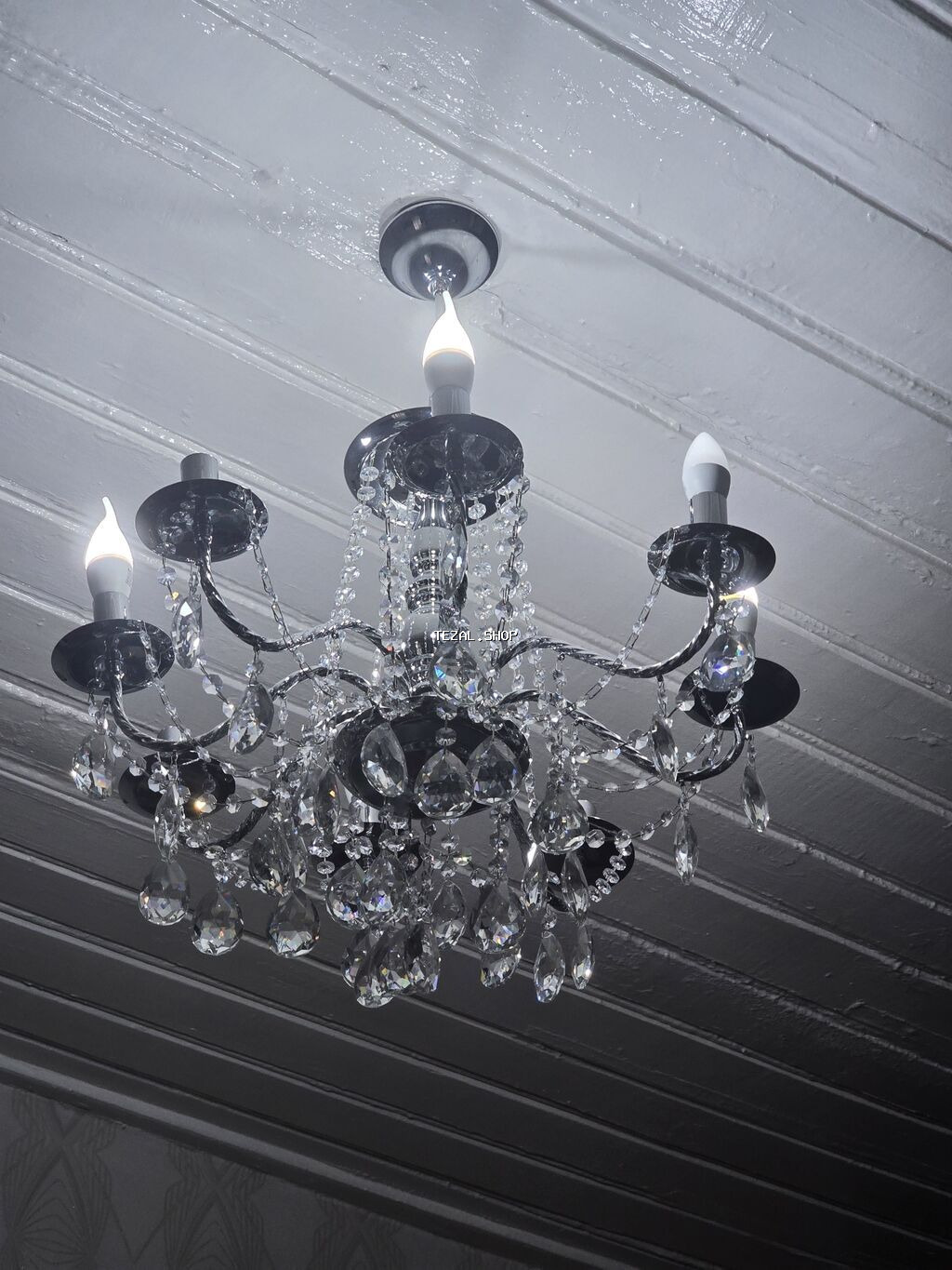 Çılçıraq, 8 lampa, Metal