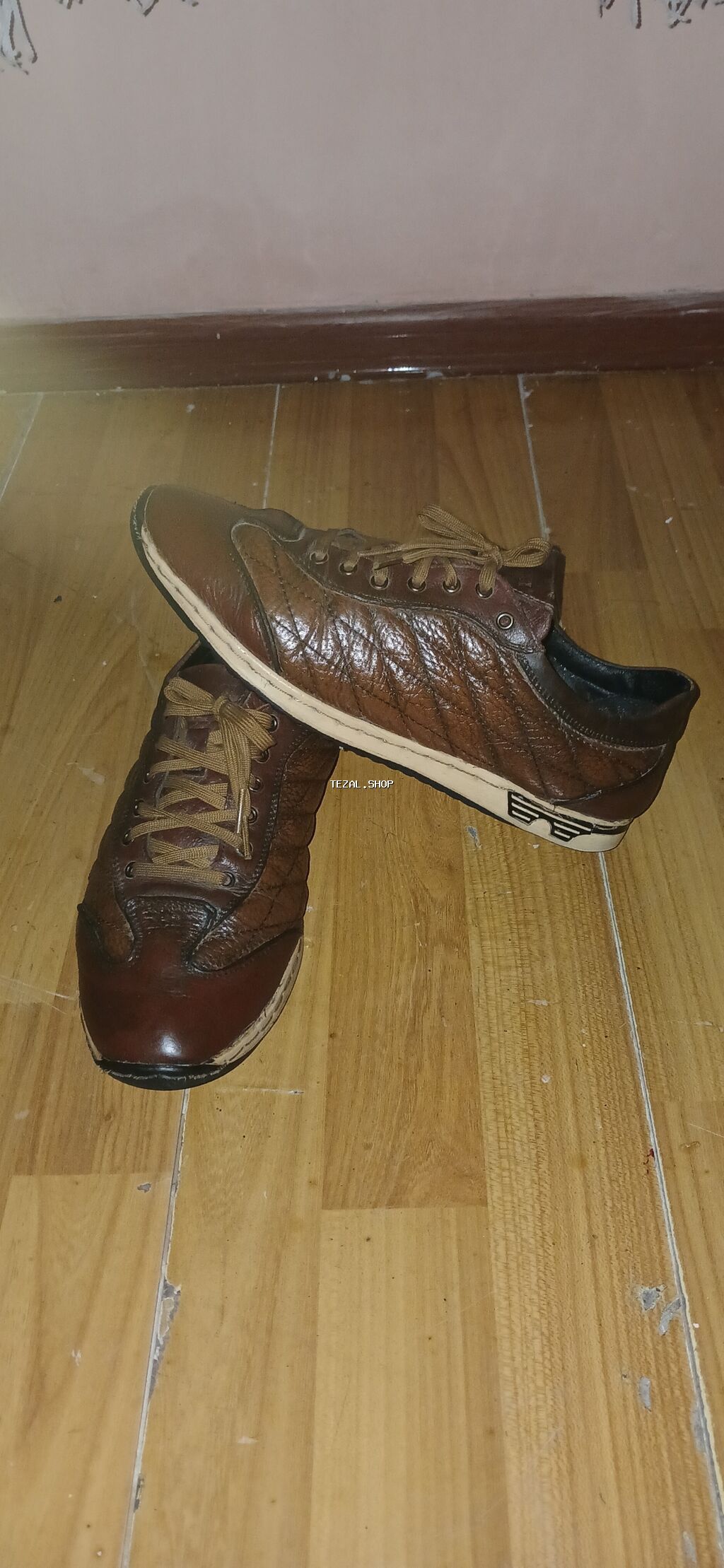 Dəri Ayaqqabı geyinilib cırıgı söküyü yoxdur razmeri 42 - şəkil 2