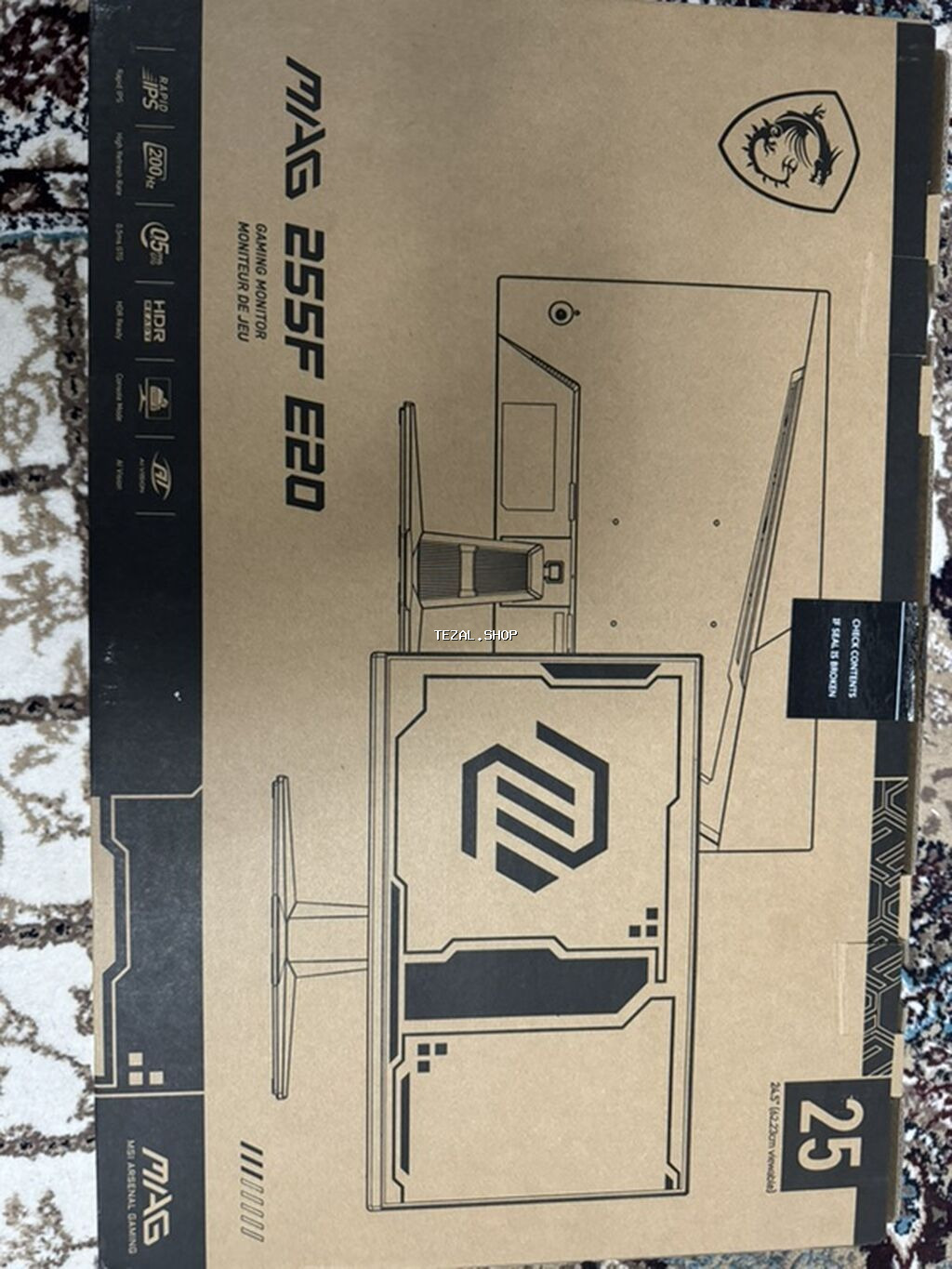 Oyun kompüteri və monitor dəsti - Monitor: MSI MAG 255F E20 - 25" - şəkil 2