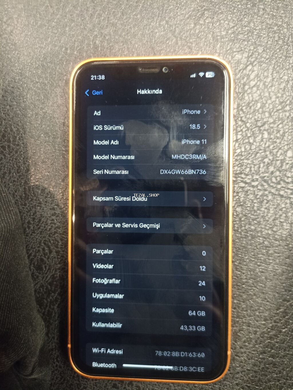 IPhone 11, 64 GB, Narıncı - şəkil 3