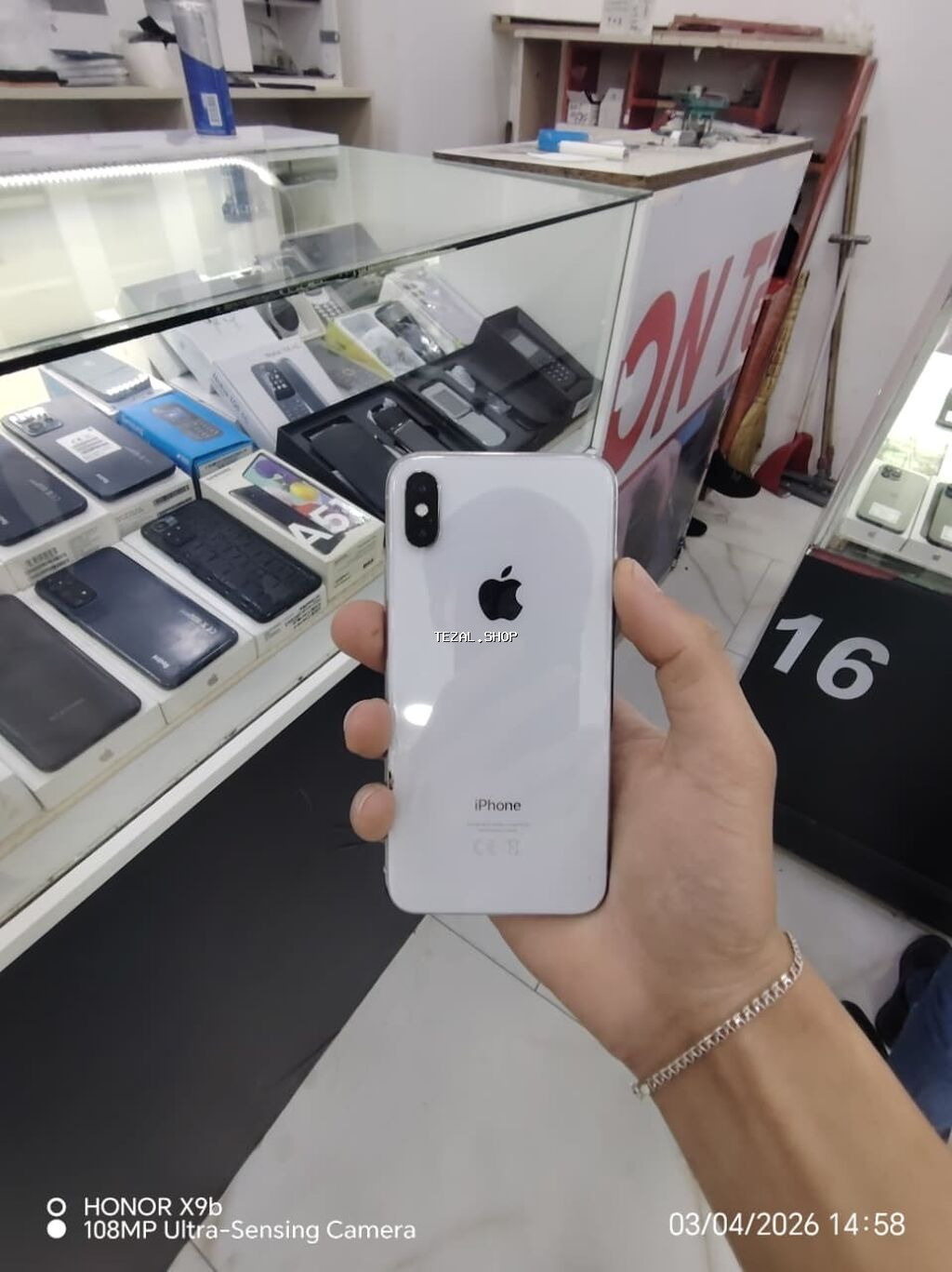 IPhone X, 64 GB, Gümüşü, Face ID