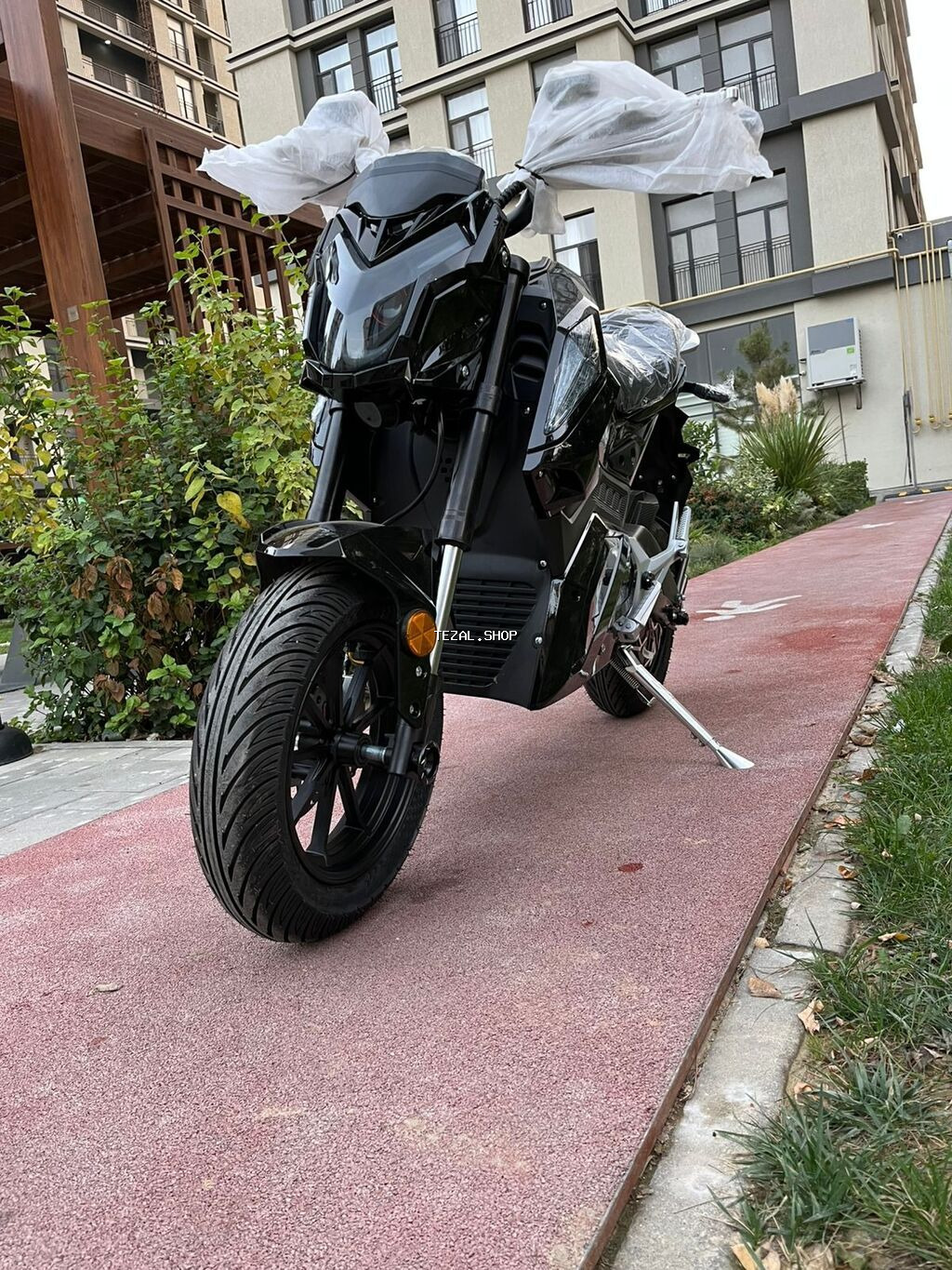 Elektrik motosiklet – şəhər üçün idman üslublu “naked” dizayn 0 km - şəkil 5