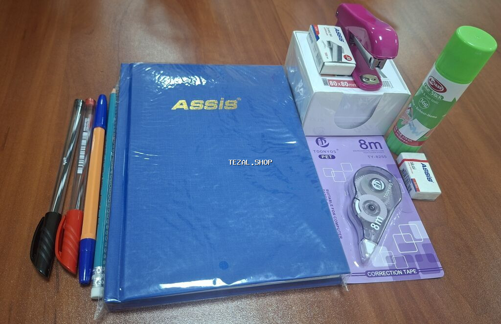 Ofis və məktəb ləvazimatları dəsti Dəstənin tərkibi: - ASSIS markalı