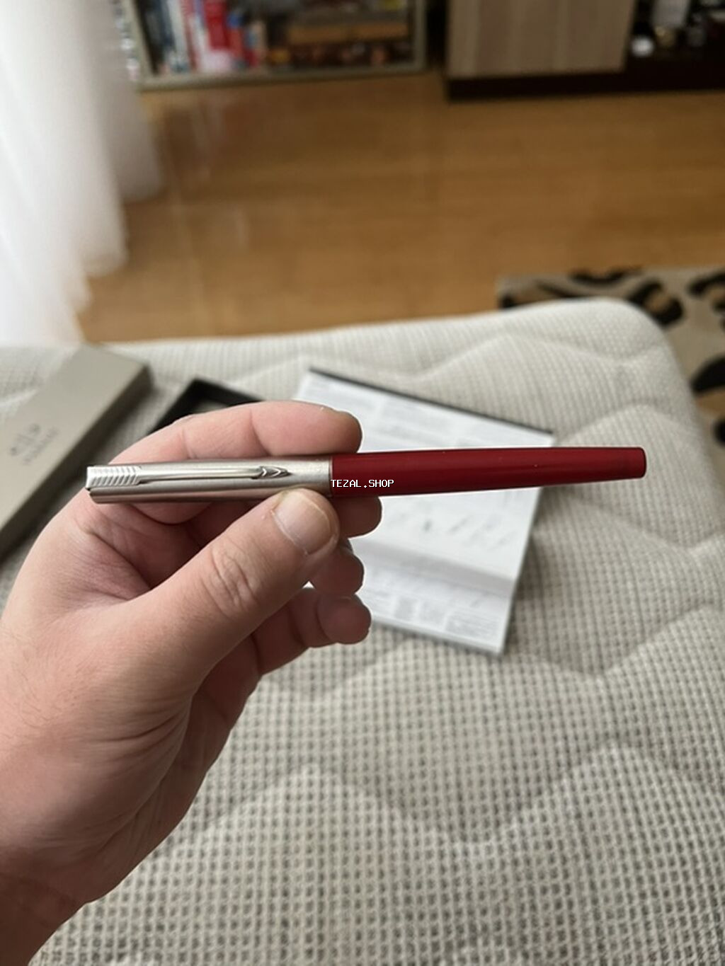 Parker orijinal Pero öz orijinal qutusunda və sənədləri ilə birlikdə - şəkil 4