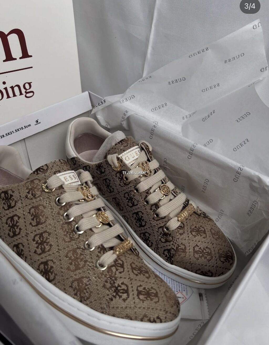 Ölçü: 36.5, rəng - Qəhvəyi, Yeni