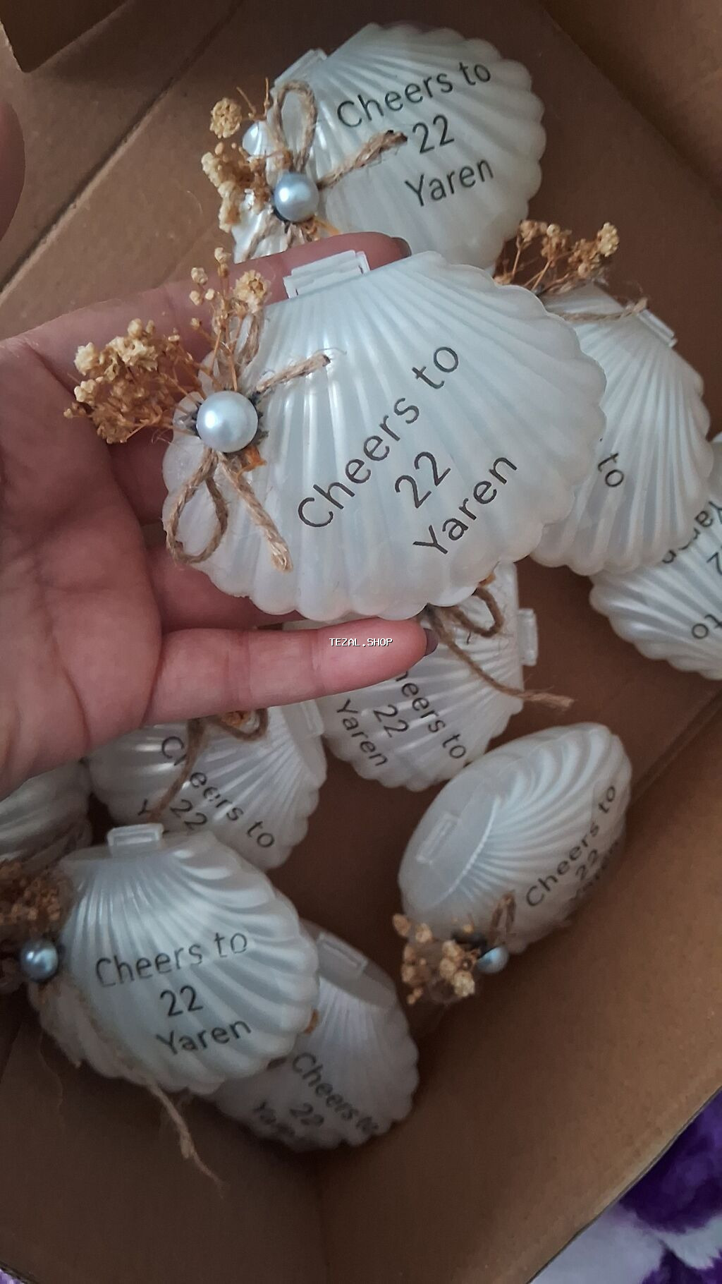 Kursa daxildir: Xüsusi hazırlanmış hədiyyəlik şamlar - Dəniz qabığı