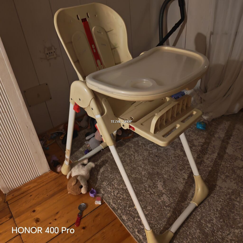 Uşaq yemək stulu - Rahat və funksional yüksək uşaq stulu - Çıxarılan - şəkil 2