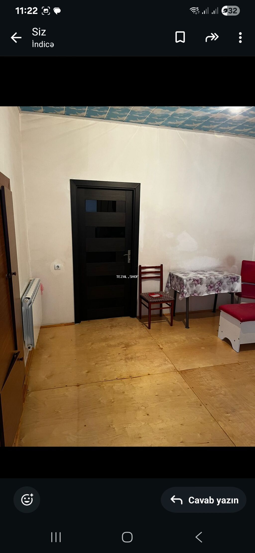 Şekide 2 otaqli ev tecili kiraye verilir. evde her bir esya var - şəkil 2