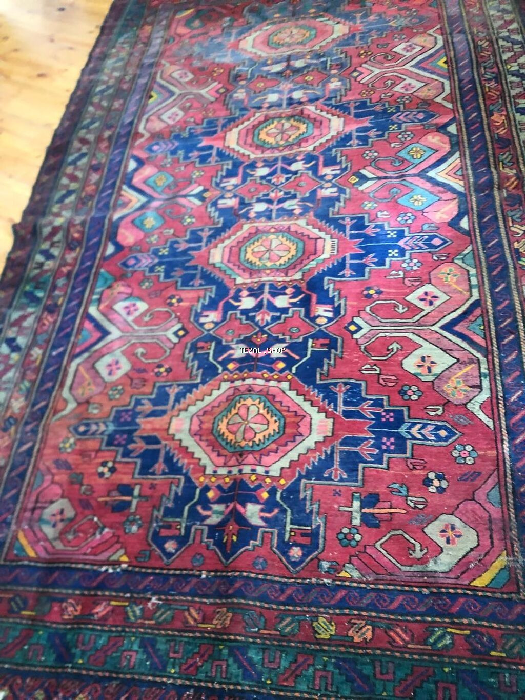 Qədim xalça, 1946 il, Azərbaycan, Vəziyyəti: Yaxşı