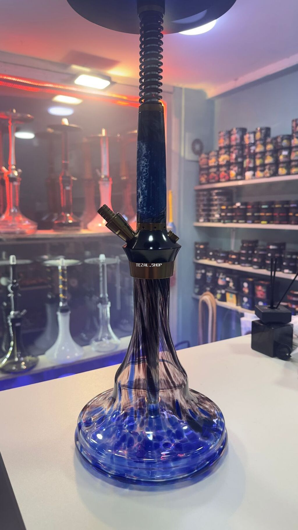 Qəlyan✅paslanmaz polad✅bol tüstü effekti ✅ maraqlı dizayın ✅ rahat - şəkil 5