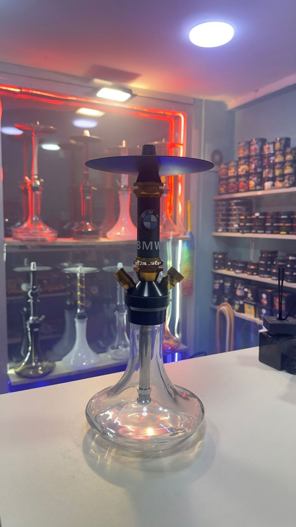 Bmw qəlyan✅monu qəlyan✅paslanmaz polad✅bol tüstü effekti ✅ maraqlı - şəkil 2