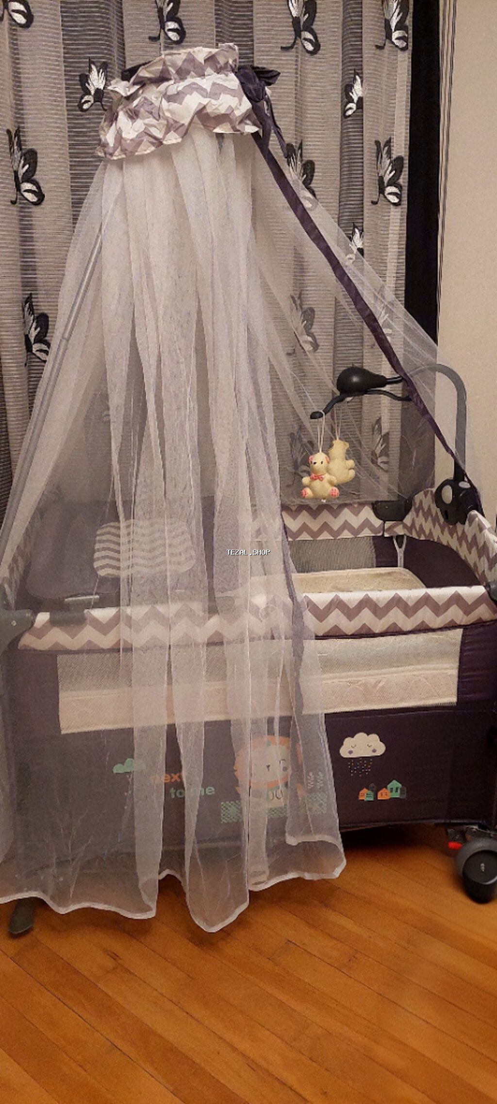 Ideal vəziyyətdə manej-yataq satıram.Istifadə olunmayıb .İçinə matras - şəkil 2