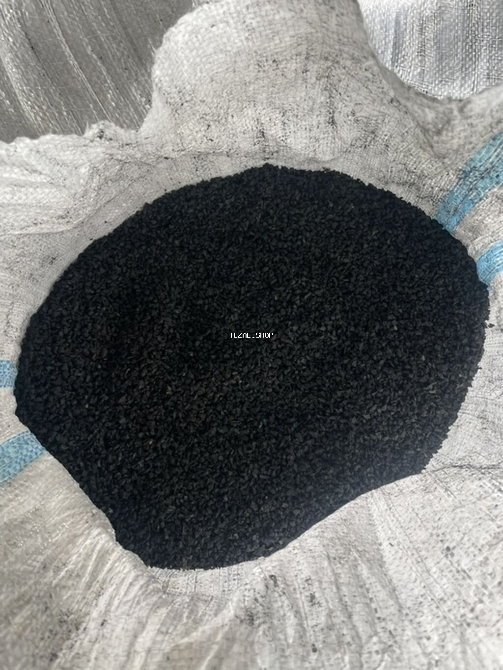 Qara rezin qırıntısı (rezin qranul) Məhsul təsviri: - Material: Rezin - şəkil 2