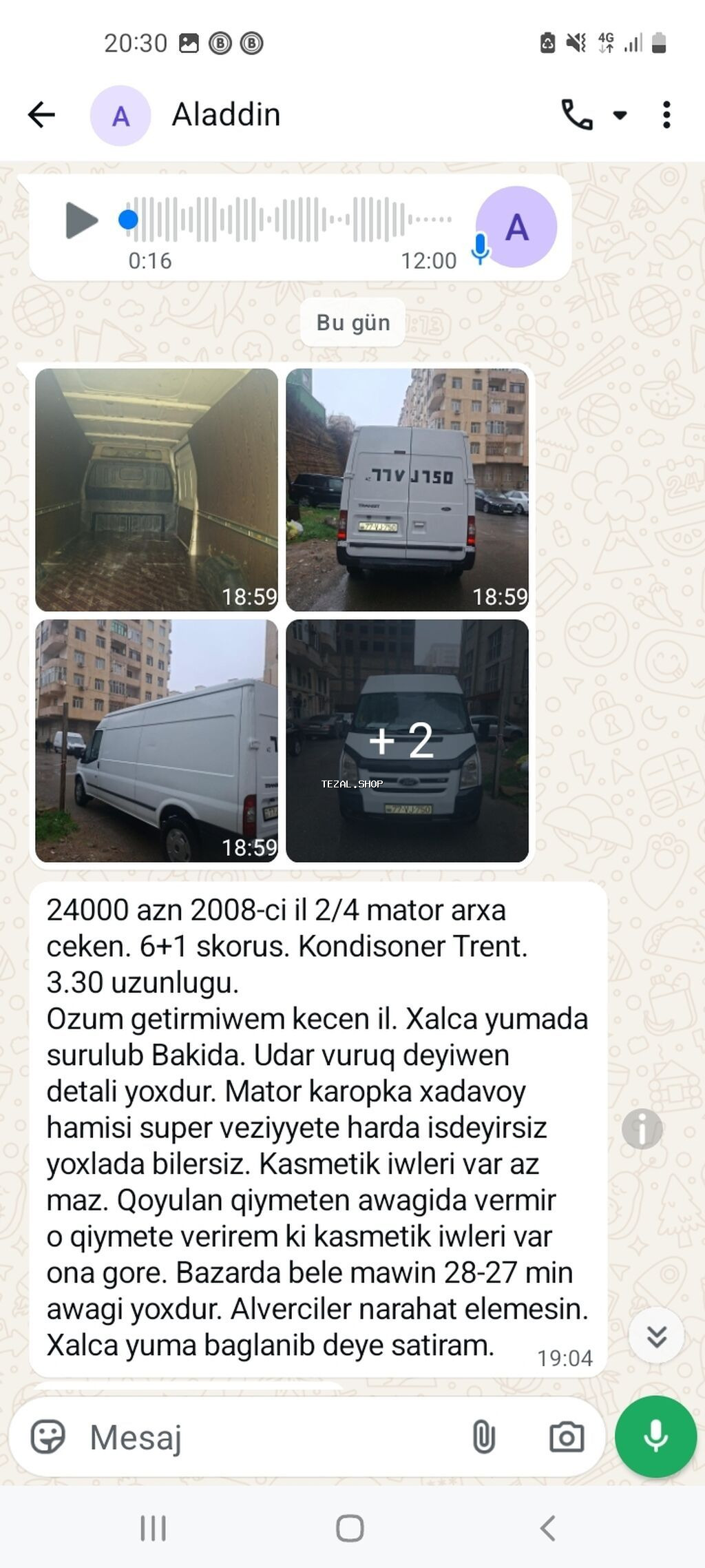 Ford Transit: 2.4 l | 2008 il Mikroavtobus