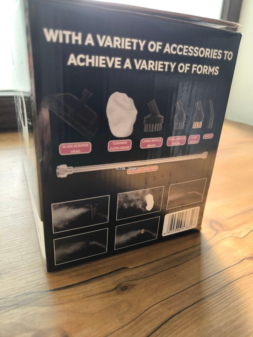 HX-860 Multi-Function Steam Cleaner – 2500W Güclü buxarlı təmizləyici - şəkil 5