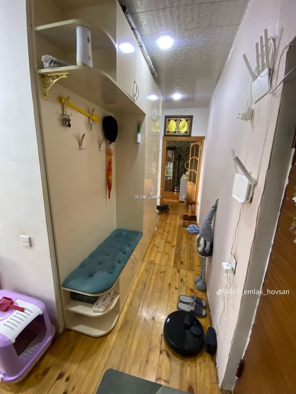 Hövşan qəsəbəsi. 9/9 mərtəbə, 2 otaqlı mənzil. Planlaşdırma: - Geniş - şəkil 2