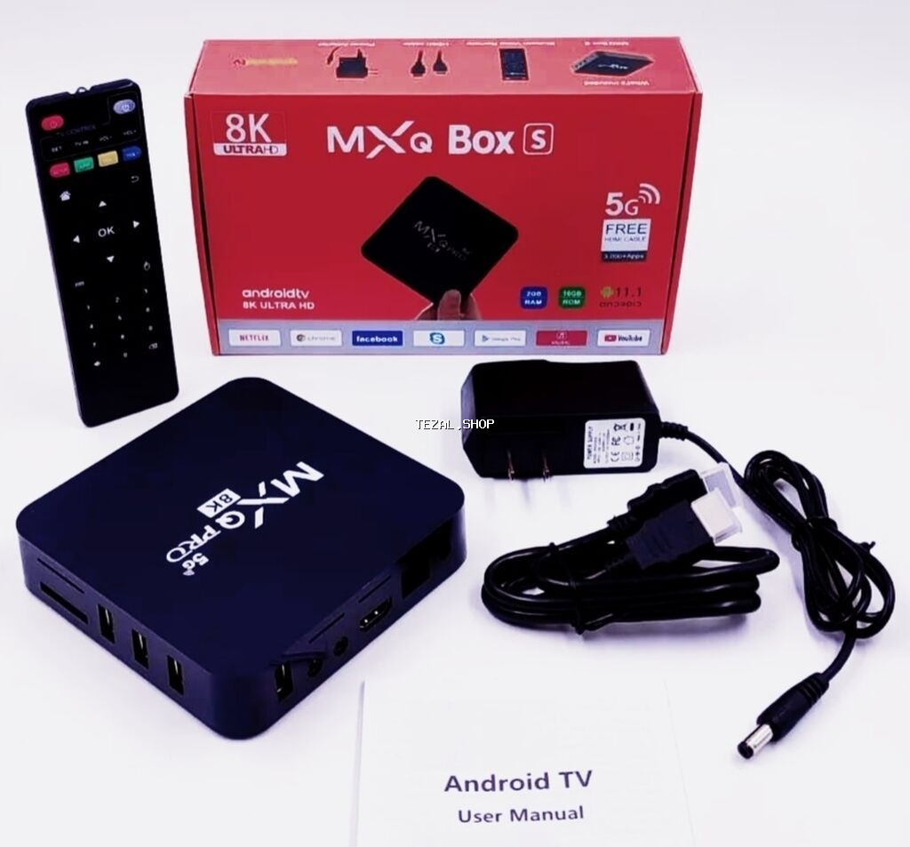 Yeni Smart TV boks TV box 8 GB / 128 GB, Android, Ünvandan götürmə, Pulsuz çatdırılma, Ödənişli çatdırılma