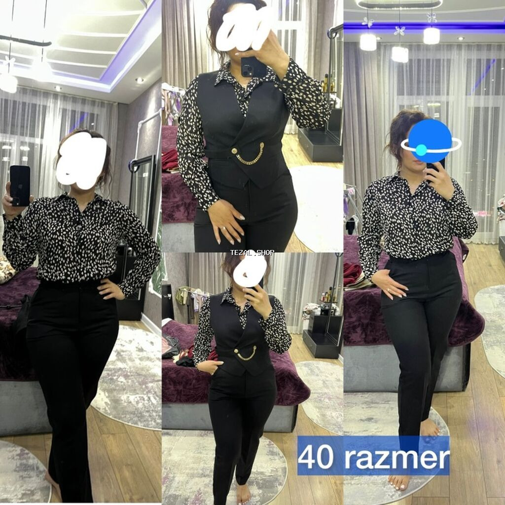 Ağ saruçka -20m Qadın geyim dəsti – 38 (M) ölçü -40m 1) Bordo ceket - şəkil 4