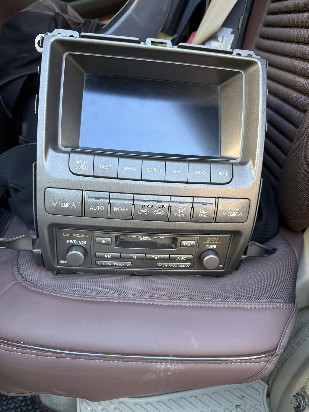 Lexus GX470 2004-2009 üçün original monitor + maqnitola + klimat