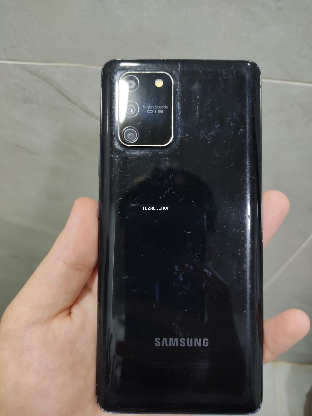 Samsung Galaxy S10 Lite, 128 GB, rəng - Qara, Sensor, Barmaq izi, İki sim kartlı