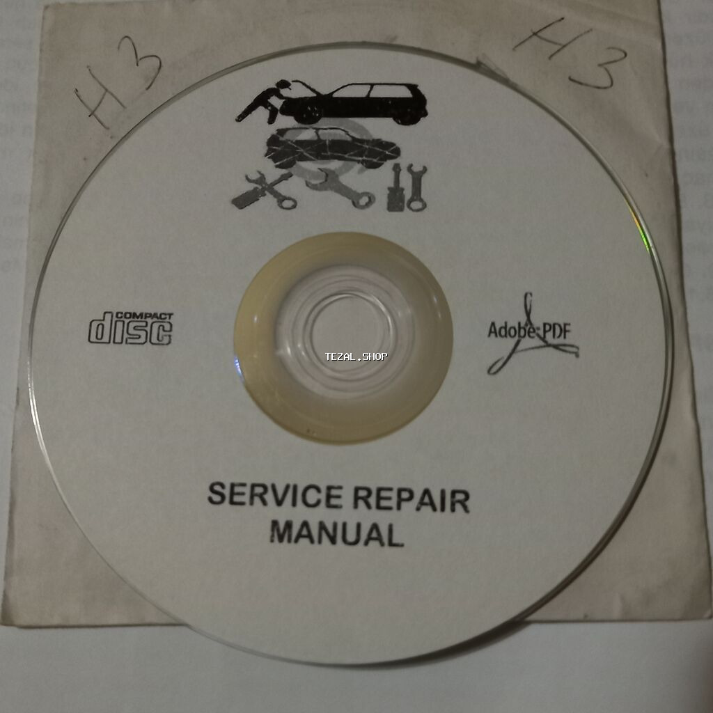 Hummer H3 avtomobilinə xidmət və təmir edilməsi təlimatlı CD (compact