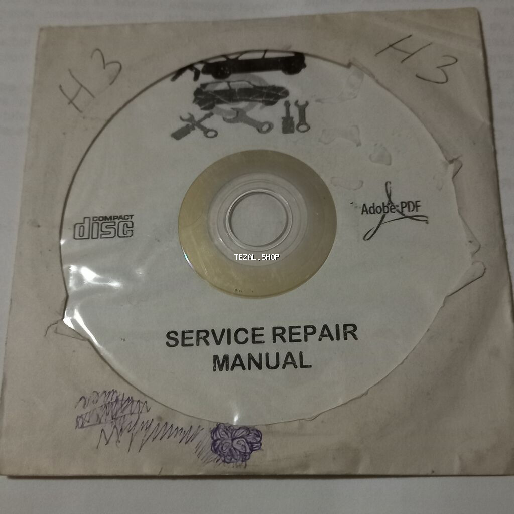 Hummer H3 avtomobilinə xidmət və təmir edilməsi təlimatlı CD (compact - şəkil 3